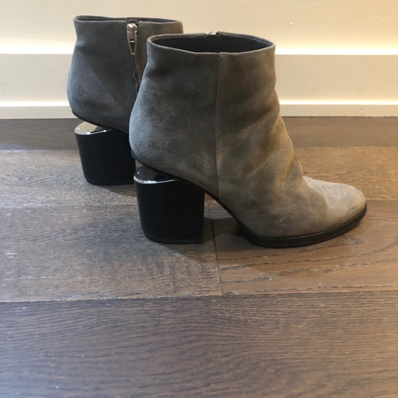 Alexander Wang Shoes - Alexander Wang Anna Suede booties
